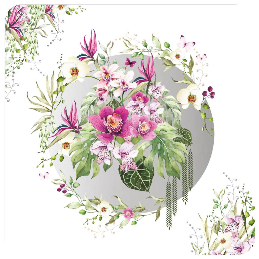 Čestitka CIRCULAR ORCHID 