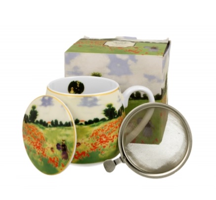 Velika šolja za čaj sa infuzerom POPPY FIELD MONET 