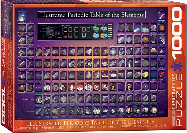 Puzzle 1000kom ILLUSTRATED PERIODIC TABLE 