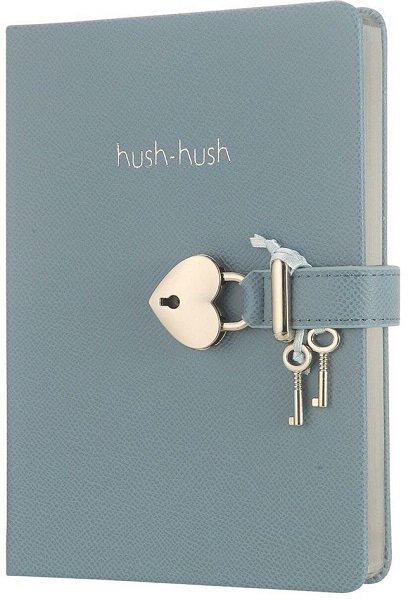 VICTORIA'S JOURNALS notes sa katancem HUSH HUSH -PLAVI 