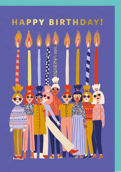 Rođendanska čestitka CANDLE LADIES 