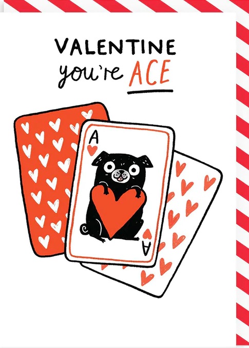 Čestitka VALENTINE YOU'RE ACE 