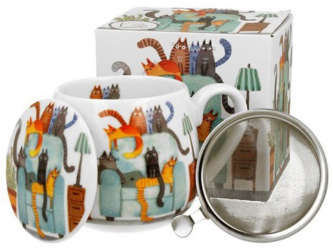 Šolja sa infuzerom CAT'S WORLD - THE CHAIR 430ml