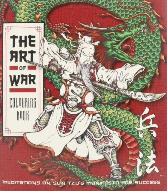 ART THERAPY The Art of War Coloring Book 