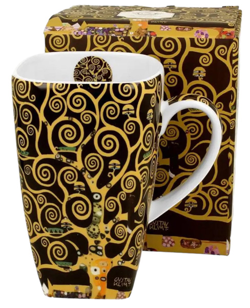 Velika četvrtasta šolja  TREE OF LIFE - KLIMT - 630ml