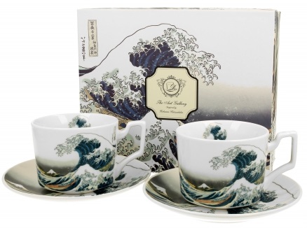 Set dve šolje  THE GREAT WAVE - K. HOKUSAI 