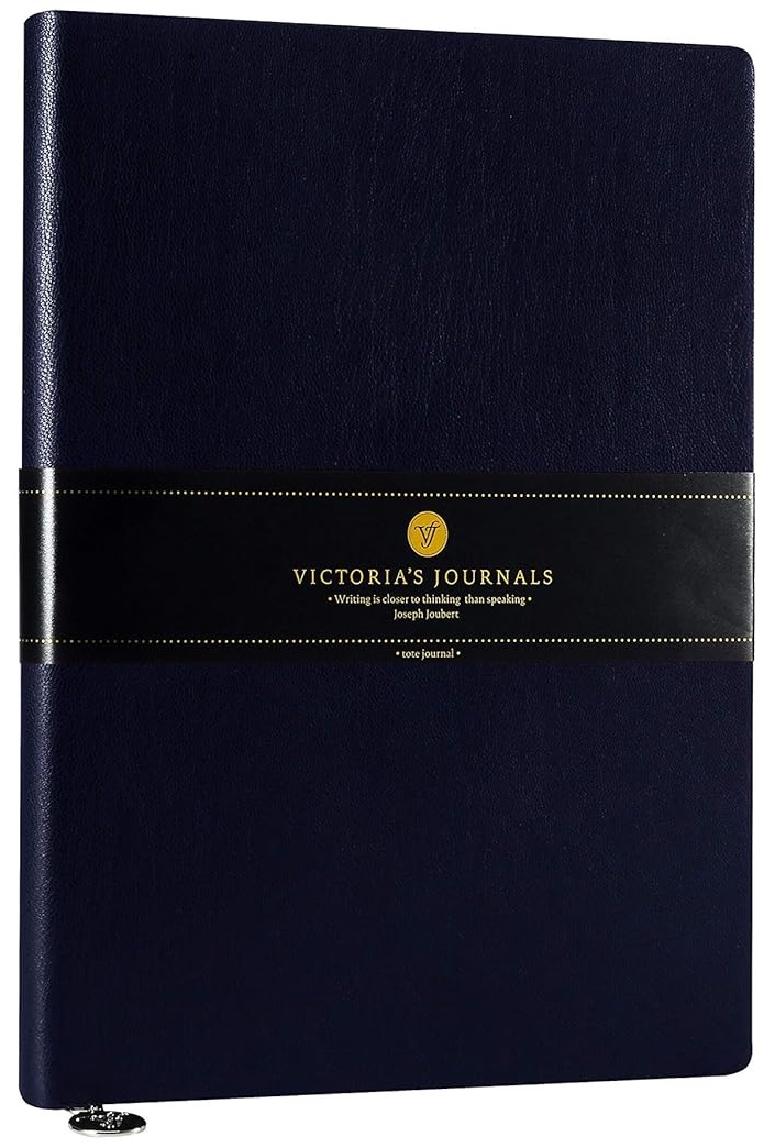 Notes fleksi A5 na linije COVER CLASSIC navy