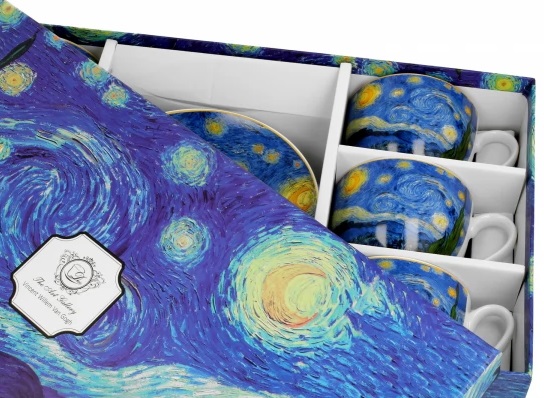 Set šest šolja STARRY NIGHT VAN GOGH 