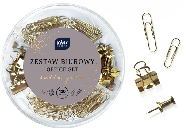 Kancelarijski set SATIN GOLD 