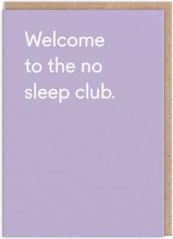 Čestitka NO SLEEP CLUB 