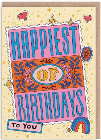 Čestitka HAPPIEST OF BIRTHDAYS 