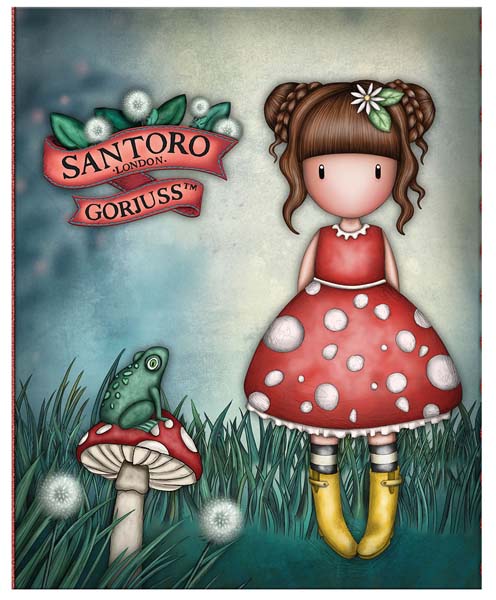 SANTORO GORJUSS sticky notes LITTLE MUSHROOM 