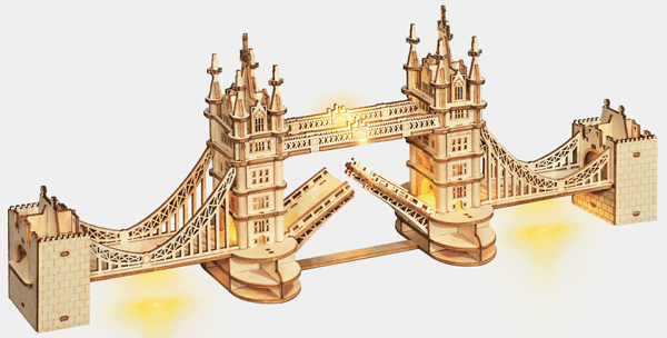 3D drvene puzzle TOWER BRIDGE 