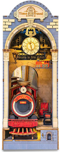 3D drvene puzzle/držač za knjige TIME TRAVEL 
