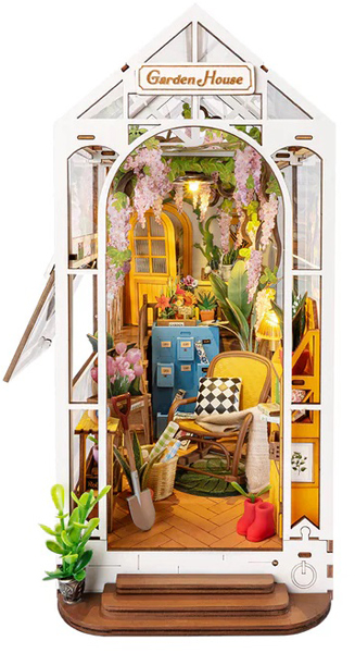 3D drvene puzzle/držač za knjige  GARDEN HOUSE 