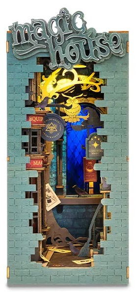 3D drvene puzzle/držač za knjige  MAGIC HOUSE 