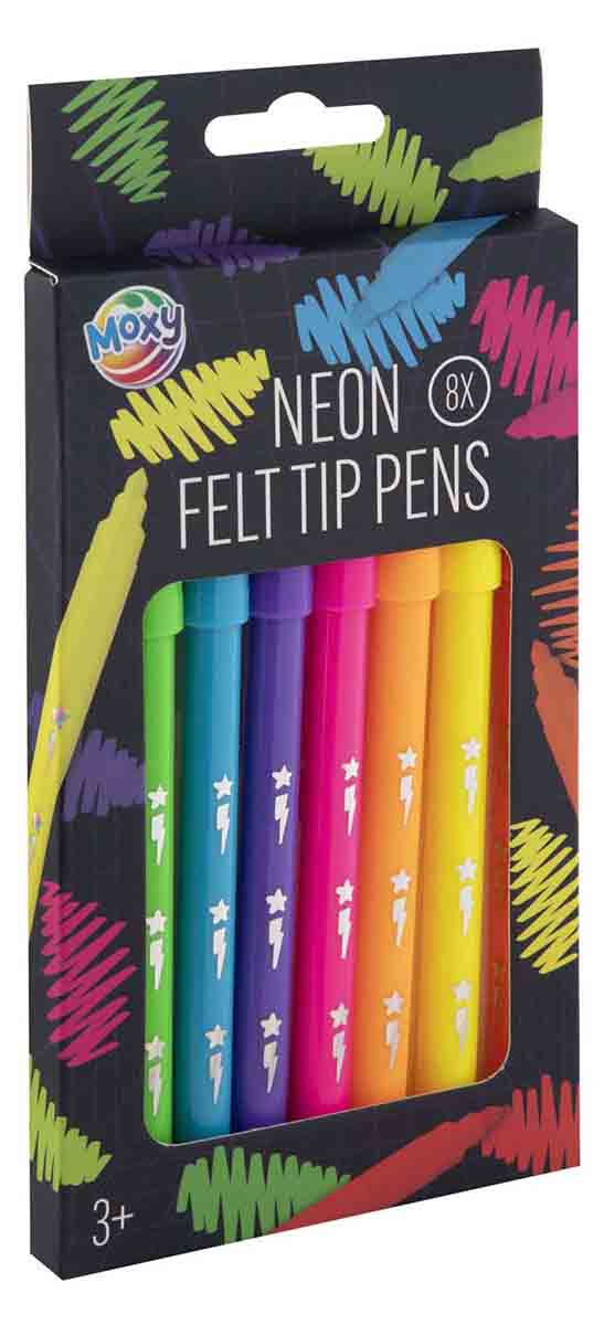 Set neonskih flomastera 8 kom 