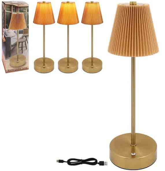 Lampa LED TOUCH LAMP - BROWN 