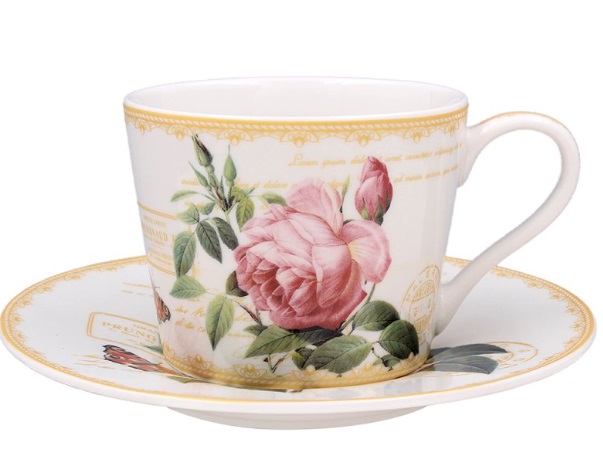 Šolja s tanjirićem REDOUTE ROSE