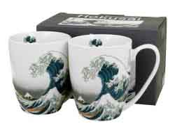Set dve šolje THE GREAT WAVE - K. HOKUSAI 