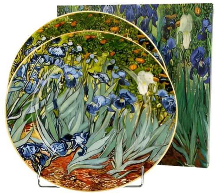 Set dva dezertna tanjira - IRISES - V. VAN GOGH 