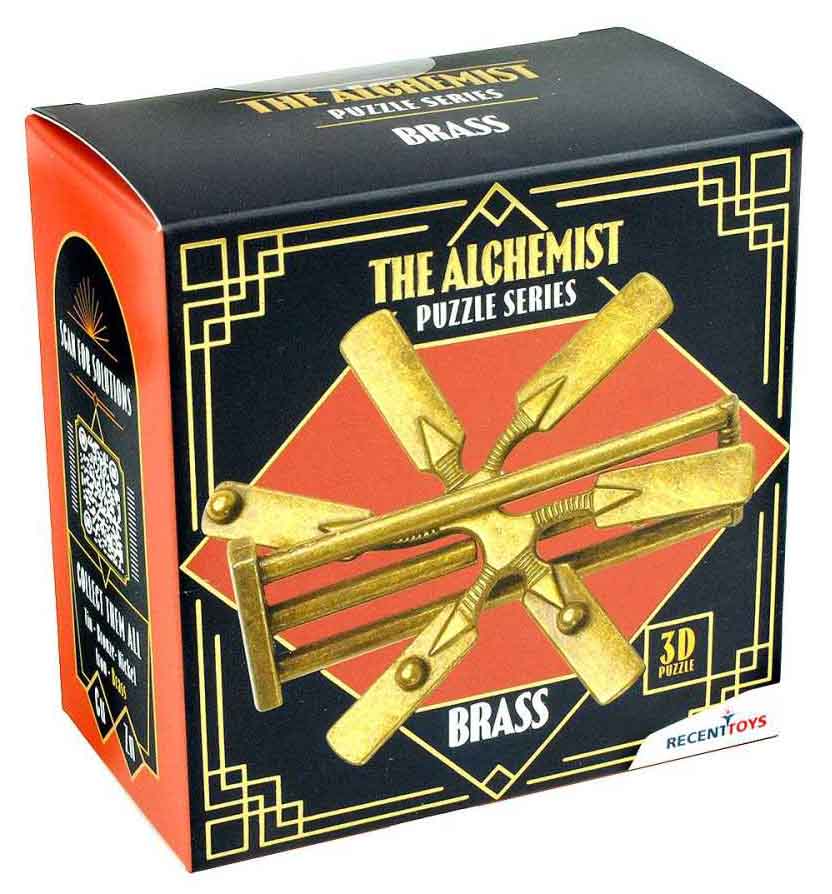 IQ puzzle THE ALCHEMIST BRASS 