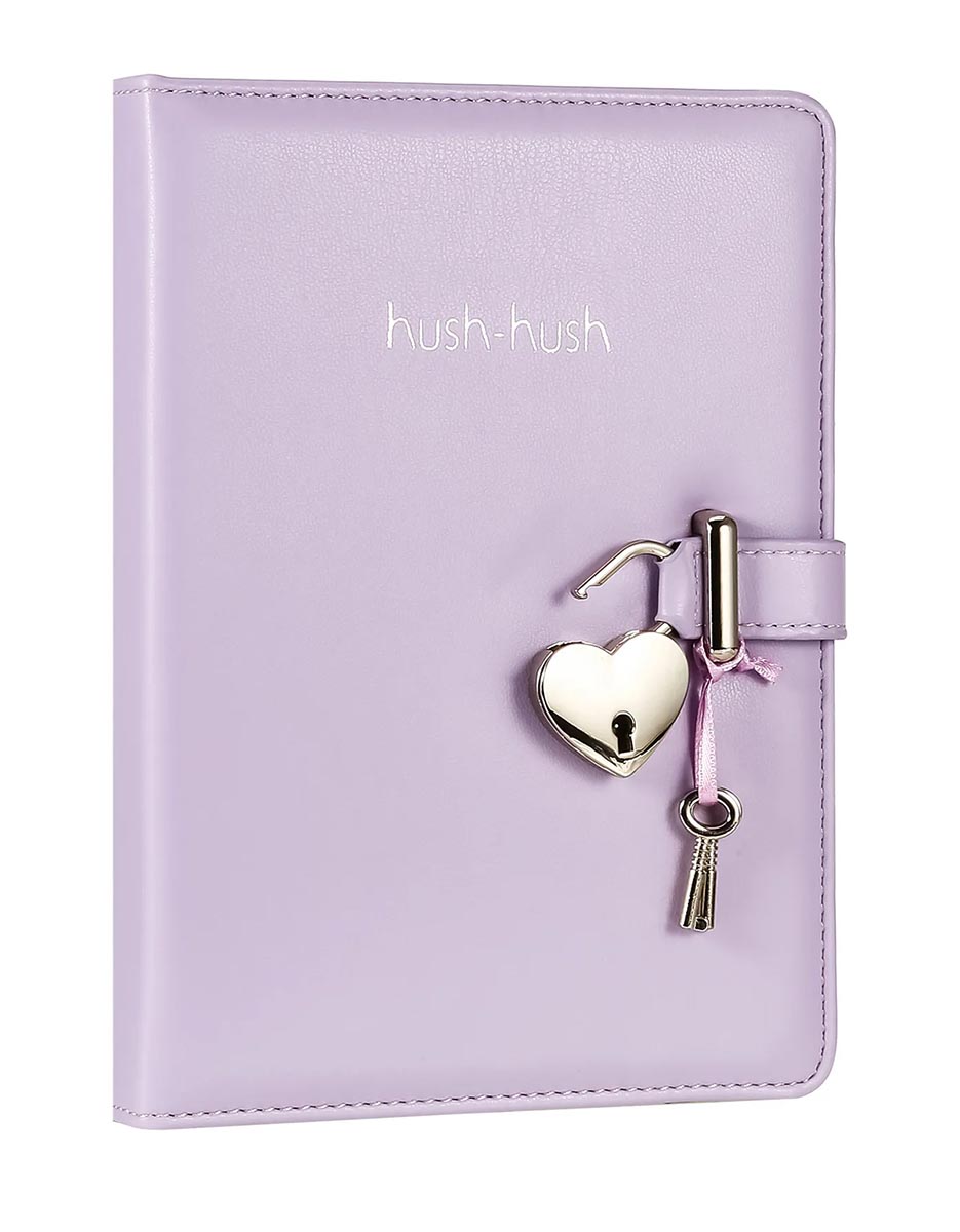Dnevnik na linije HUSH-HUSH 13x18cm Lilac 
