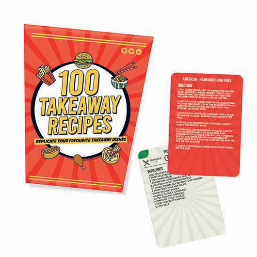 Kartice sa receptima 100 TAKEAWAY RECIPE 