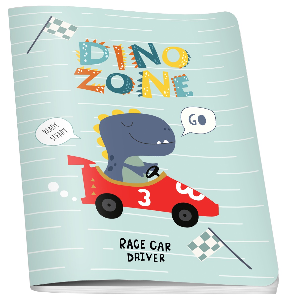 Sveska A5 DINO ZONE, 60 listova na kvadratiće 