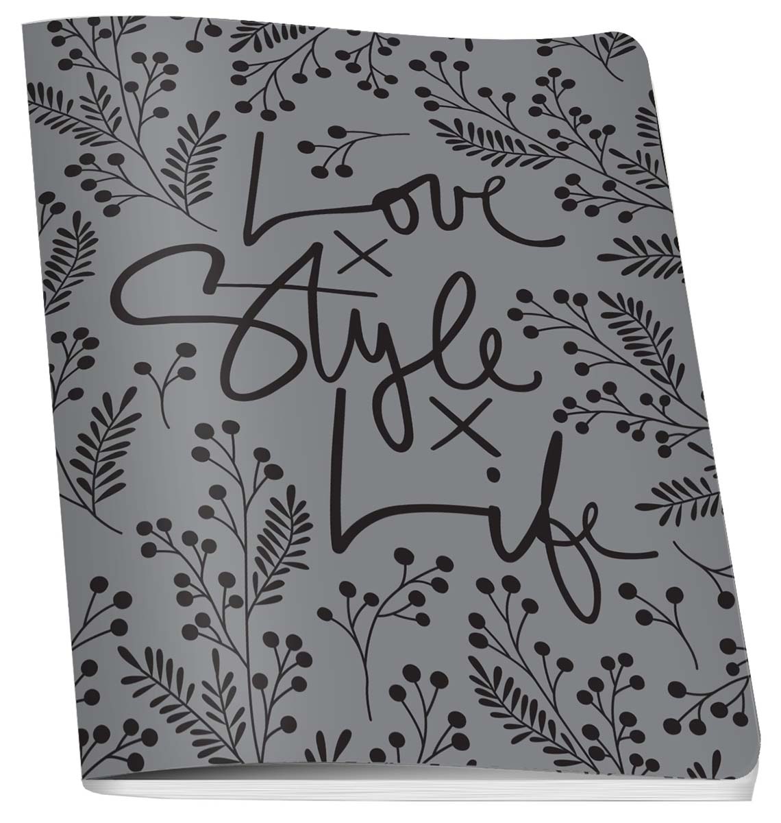 Sveska A5 BLACK STYLE, 60 čistih listova 