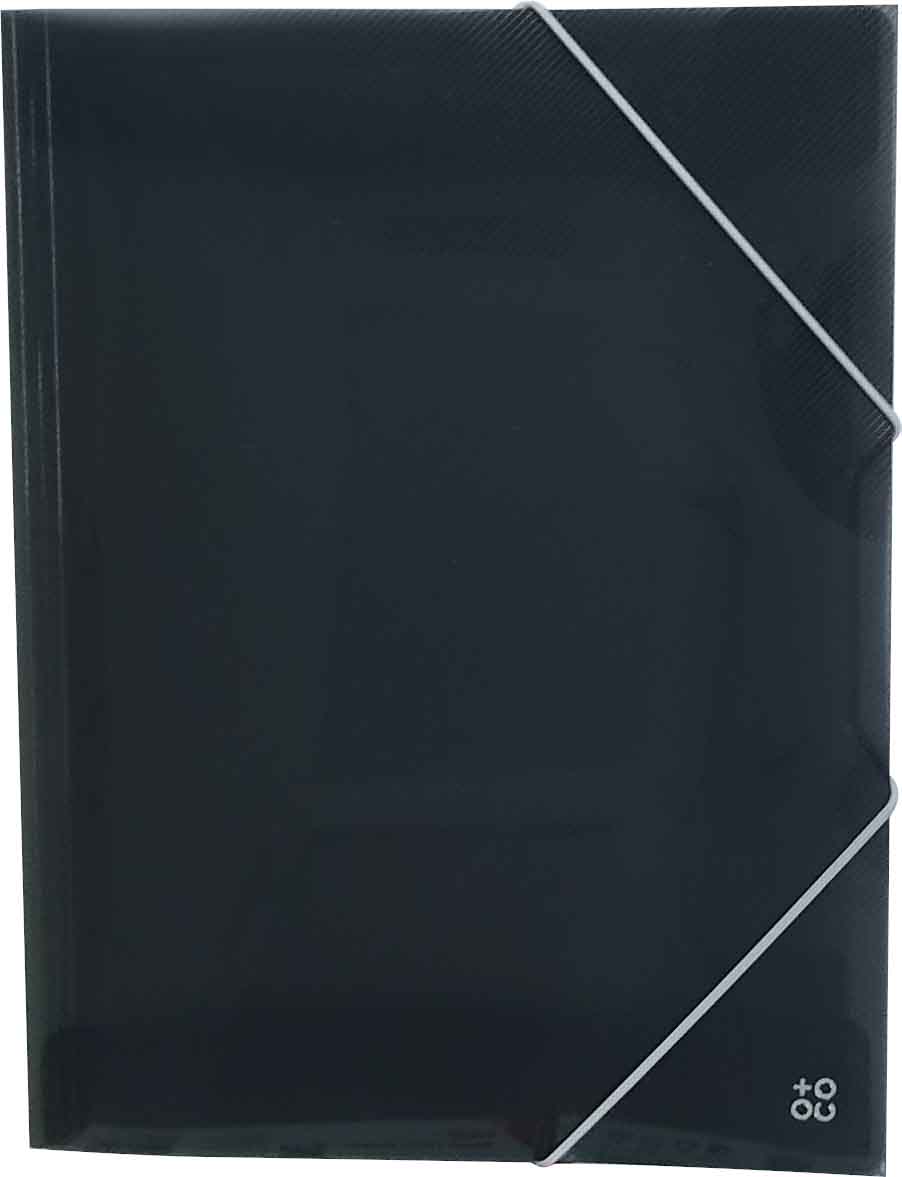 FASCIKLA  PVC sa gumicom A4 32x24,6x1cm siva 