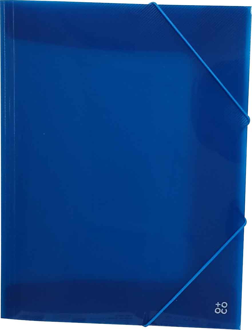 FASCIKLA PVC sa gumisom A4 32x24,6x1cm plava 