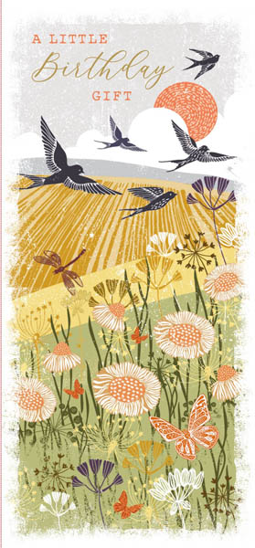 Rođendanska čestitka WOODLAND SWALLOWS