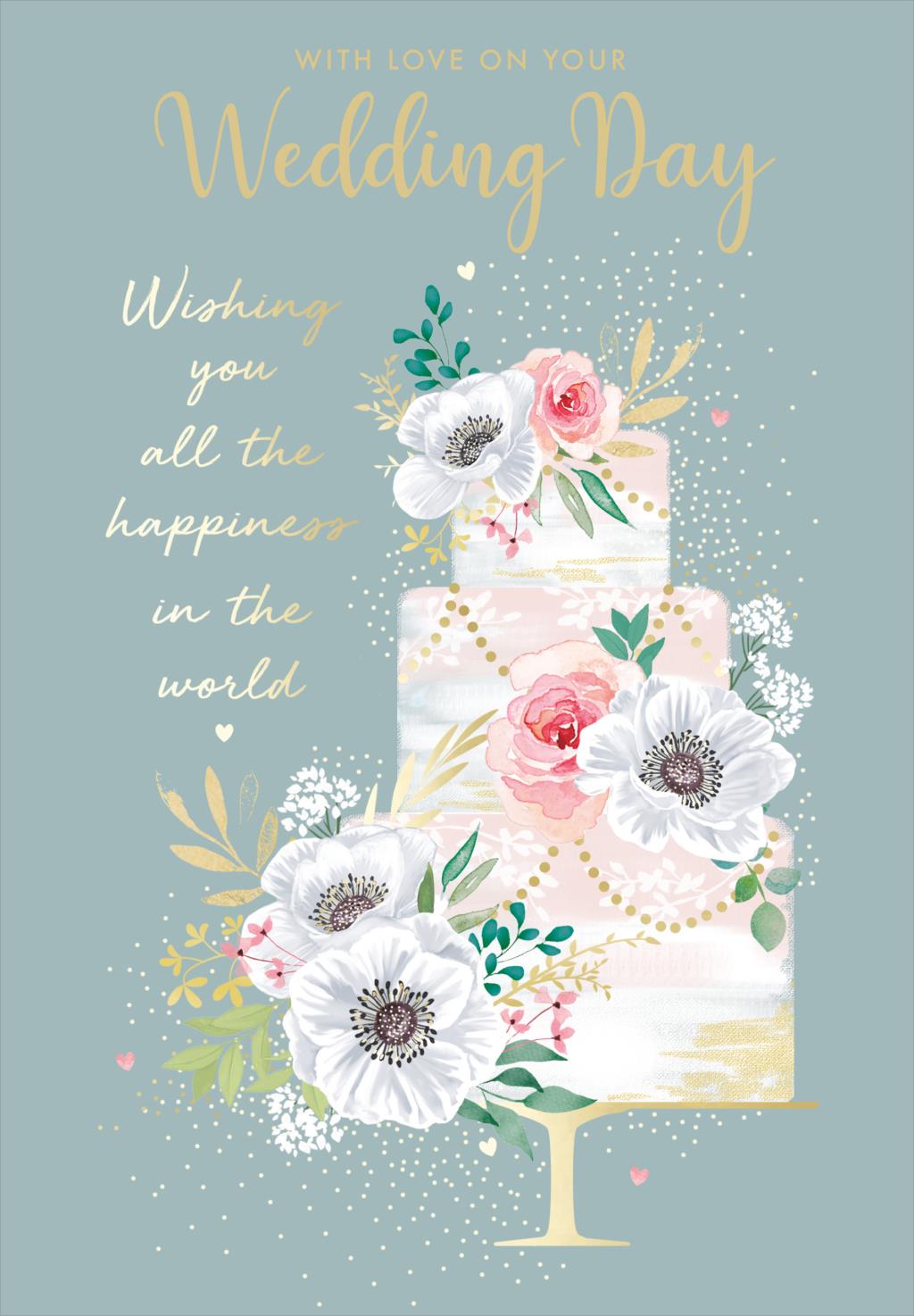 Čestitka za venčanja WEDDING CAKE WISH 