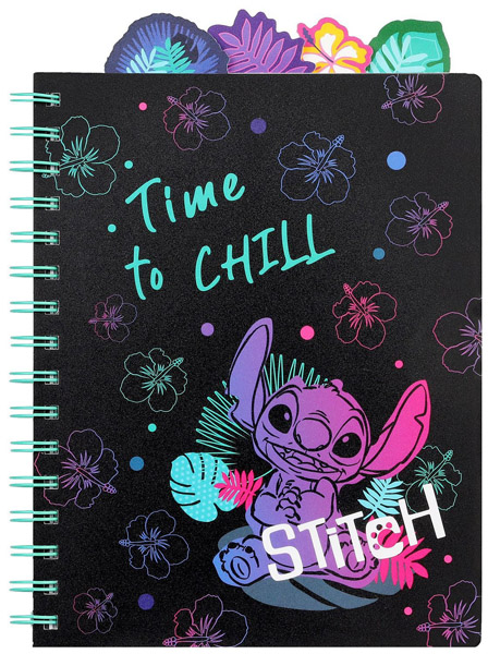 Notes A5 na kvadratiće STITCH - TIME TO CHILL 