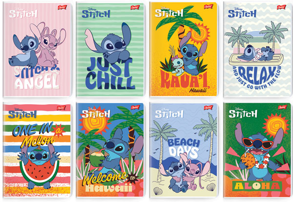 Sveska A4 dikto STITCH (OSAM MOTIVA) 