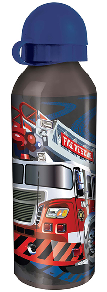 Flašica za vodu aluminijumska FIRE TRUCK 500ml 