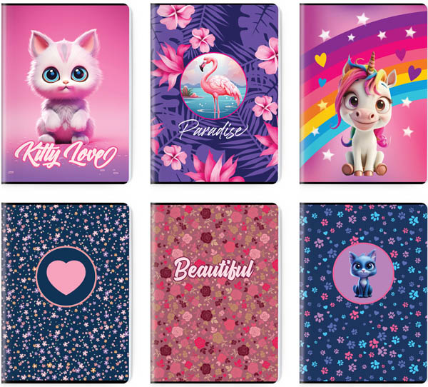 SVESKA PREMIUM A4 LATAJN 52L GIRL'S COLLECTION SC3128