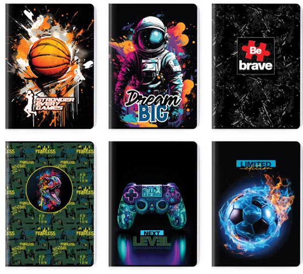 SVESKA PREMIUM A4 DIKTO 52L BOY'S COLLECTION SC3134