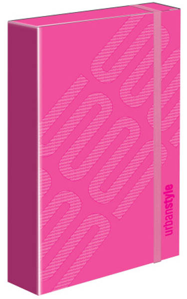 FASCIKLA PREMIJUM SA GUMOM PINK 31x24x4,5cm 