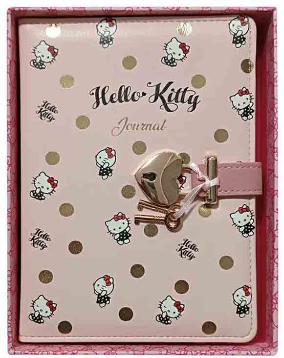 Notes HELLO KITTY sa ključićem 13 x 18 cm 