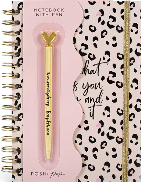 Spiralni notes A5 sa hemijskom olovkom 