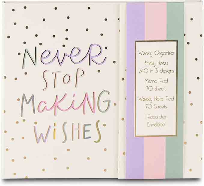 Set nedeljni organizer i hemijska NEVER STOP MAKING WISHES 