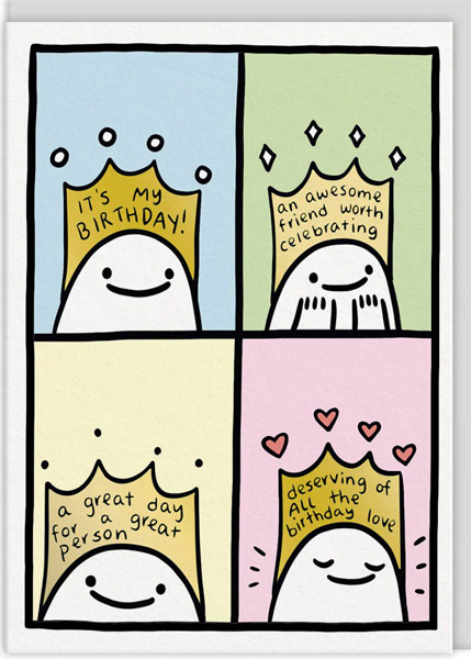 Rođendanska čestitka BIRTHDAY CROWN 