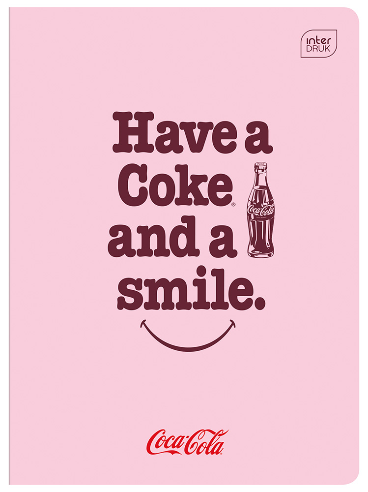 Školska sveska A5 linije COCA COLA (ČETIRI VRSTE) 