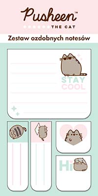 Samolepljivi blokčići PUSHEEN THE CAT 5 kom 