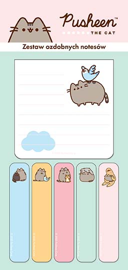 Samolepljivi blokčići PUSHEEN THE CAT 6kom 