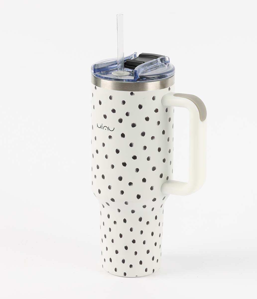 Putna šolja 1200ml od nerđajućeg čelika MIAU DOTS 