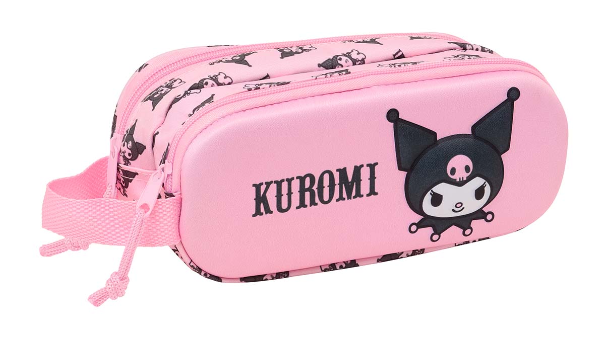 Dvostruka prazna pernica HELLO KITY - KUROMI 33x27x10cm 