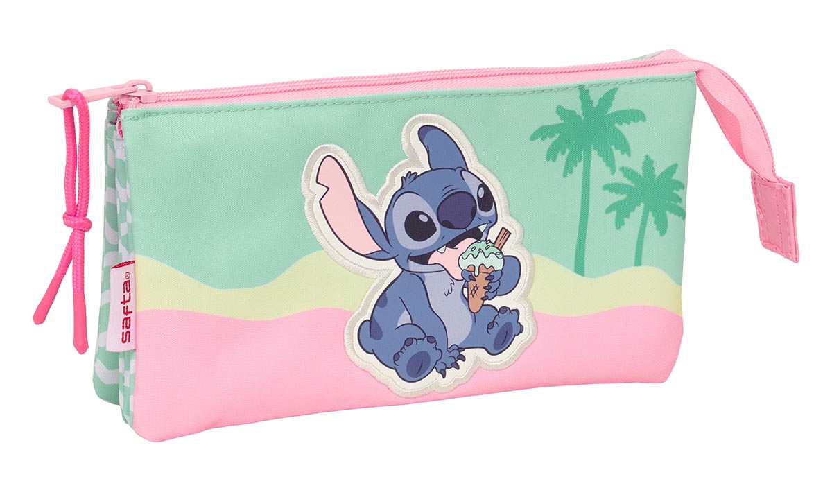 Trostruka prazna pernica STITCH - ICE CREAM 